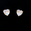 Demi-fine 18 Carat Gold Plated Heart studs
