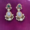 Heritage Cute Green and White Danglers