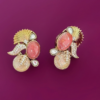 Oval Stone Designer Studs