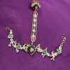 Heritage Gold Tone Pachi Haathphool