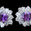 Solitaire Diamond Lookalike Premium Flower Studs