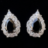 Solitaire Lookalike Diamond Tear Drop Studs