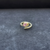 Tulip 18 Carat Gold Plated Demi-Fine Adjustable Ring