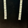 Solitaire Diamonds Lookalike Silver earrings