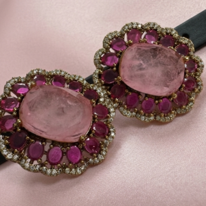Designer Oval Dublet Luxury Studs