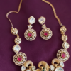 Amrapali Moissanite Dublet Premium Designer Necklace Set